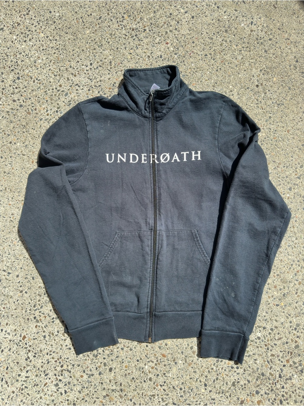 Vintage Underoath Band Zip Up Sweater